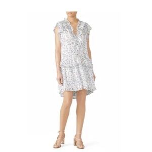 Sabina Musayev White Dot Sun Dress